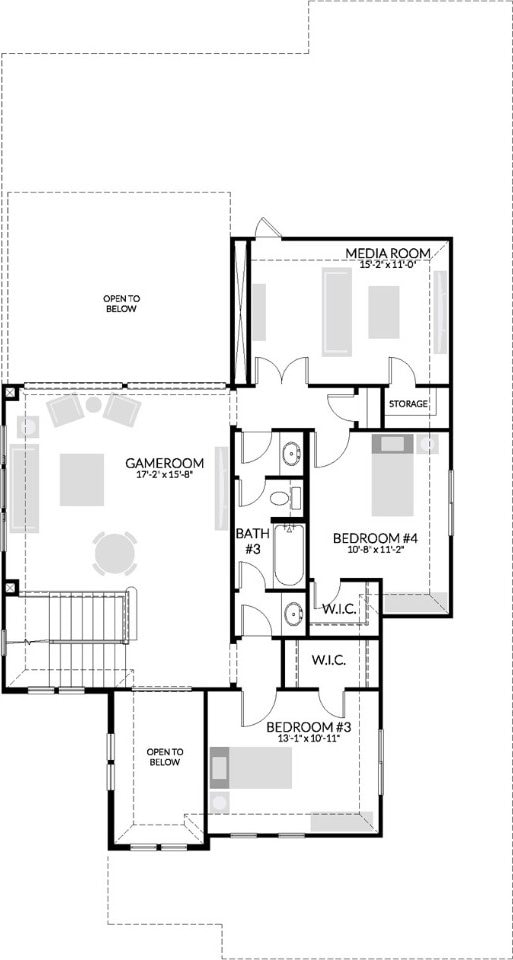 4516 Rustic Ridge Dr, Mckinney, TX 75071 - view of home floor plan