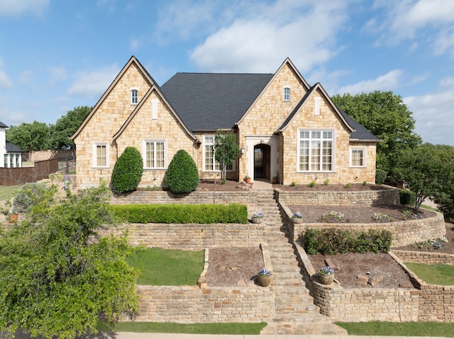 771 Hayden Rd, Lantana, TX 76226 - view of front of home featuring stone siding and roof with shingles