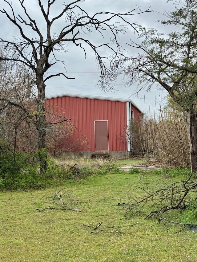 TBA N Oakridge Dr, Hudson Oaks, TX 76087 - view of pole building with a lawn