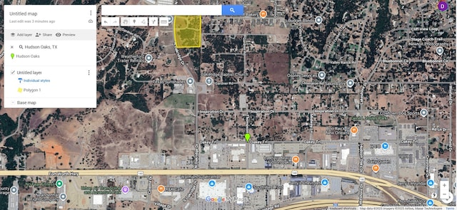 TBA N Oakridge Dr, Hudson Oaks, TX 76087 - map / location