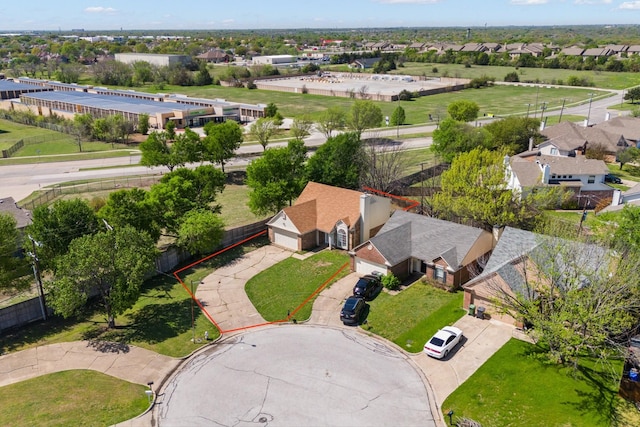 1029 Danforth Ct, Arlington, TX 76017 - bird's eye view with a residential view