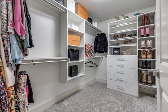 4055 Fawnhollow Dr, Dallas, TX 75244 - walk in closet with carpet floors