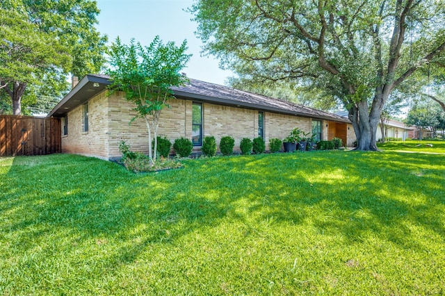 4055 Fawnhollow Dr, Dallas, TX 75244 - view of side of property with brick siding