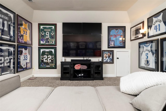 1413 Artesia Ln, Mclendon Chisholm, TX 75032 - carpeted living area with baseboards