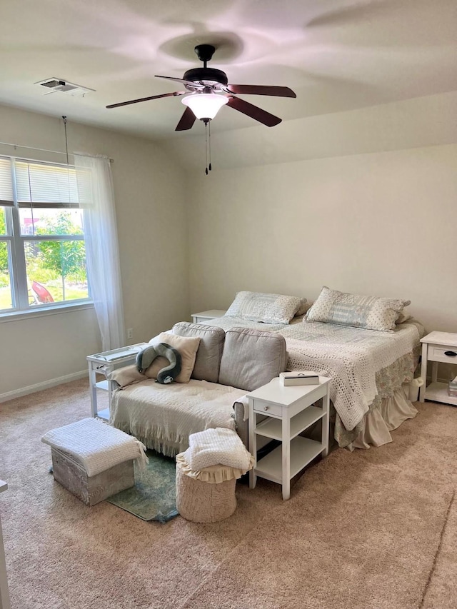 412 Lake St, Red Oak, TX 75154 - bedroom with carpet floors and a ceiling fan