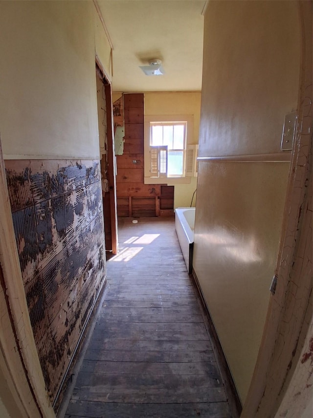 208 E 4th St, Coleman, TX 76834 - hall featuring wood-type flooring