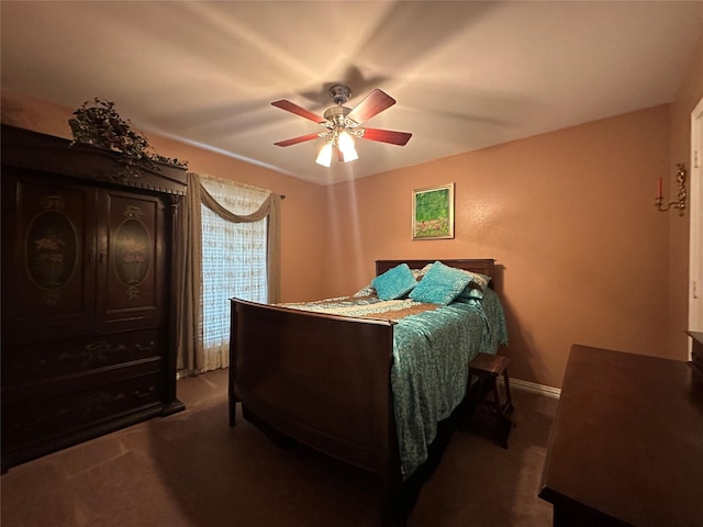 2610 Jakes Ct, Midlothian, TX 76065 - carpeted bedroom with a ceiling fan and baseboards