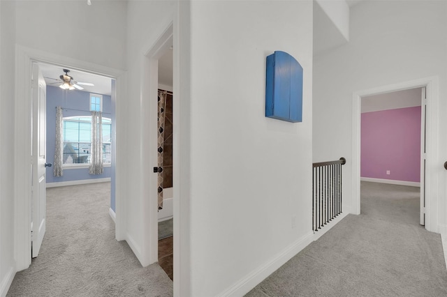 4024 Alpine Rose Ct, Roanoke, TX 76262 - hallway with carpet flooring and baseboards