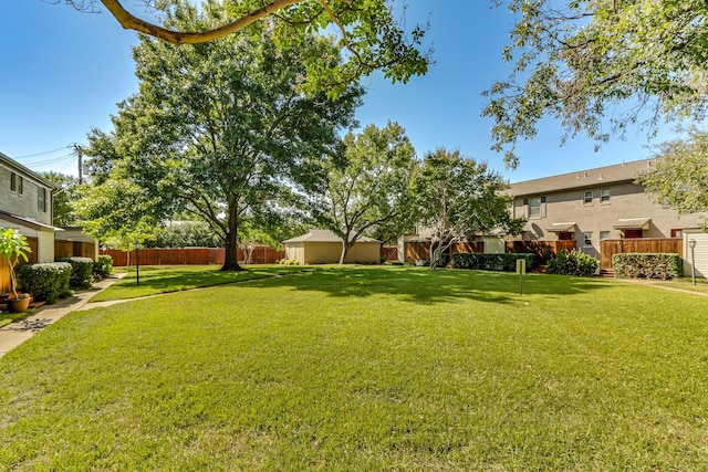 6345 Bordeaux Ave, Dallas, TX 75209 - view of yard featuring an outbuilding and fence