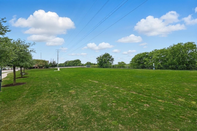 view of yard