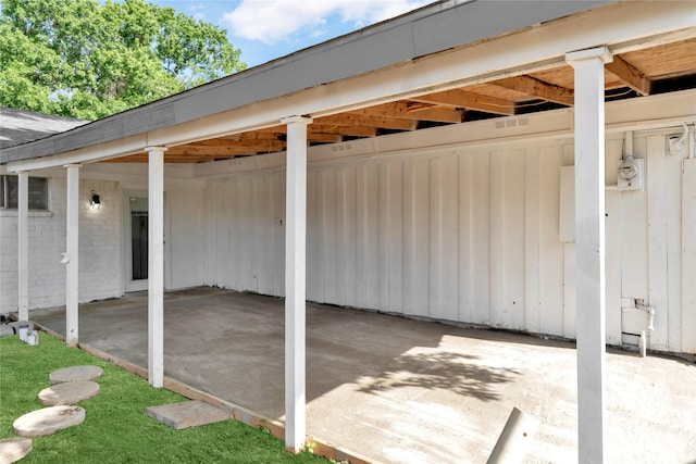2416 Glacier St, Irving, TX 75062 - view of patio featuring a carport