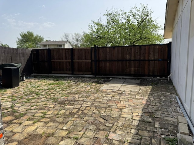 view of patio / terrace featuring a fenced backyard
