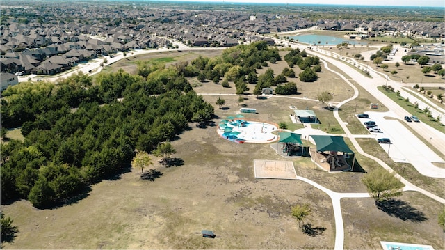 drone / aerial view featuring a residential view