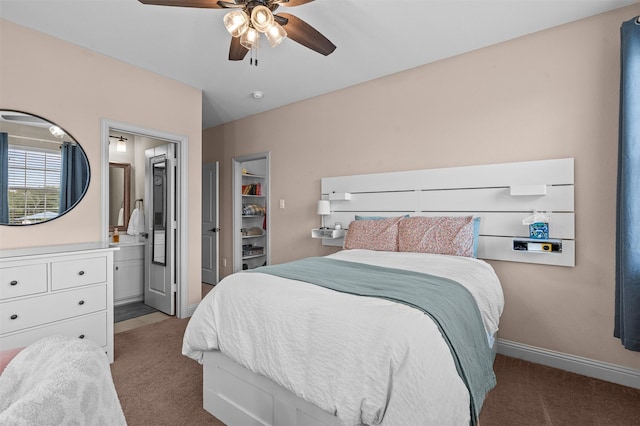 7501 Kickapoo Dr, Mckinney, TX 75070 - bedroom featuring a ceiling fan, a barn door, and carpet