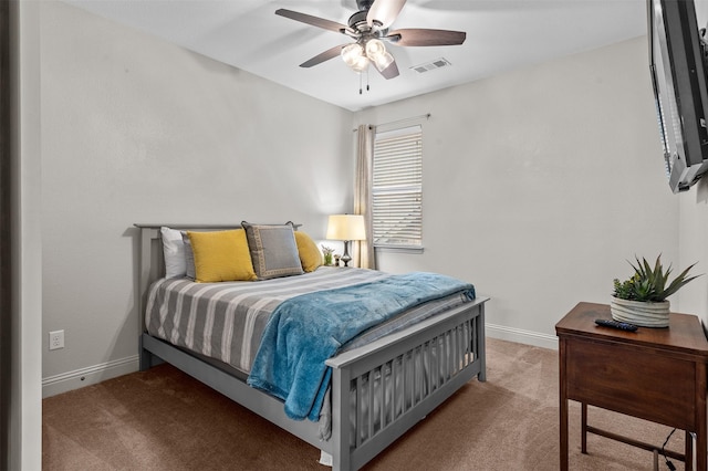 7501 Kickapoo Dr, Mckinney, TX 75070 - bedroom with ceiling fan, carpet, and ensuite bath