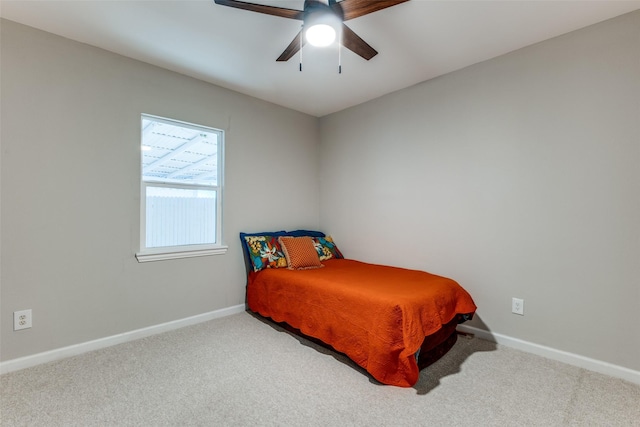 2823 Ingersoll St, Dallas, TX 75212 - bedroom with a ceiling fan, carpet, and baseboards