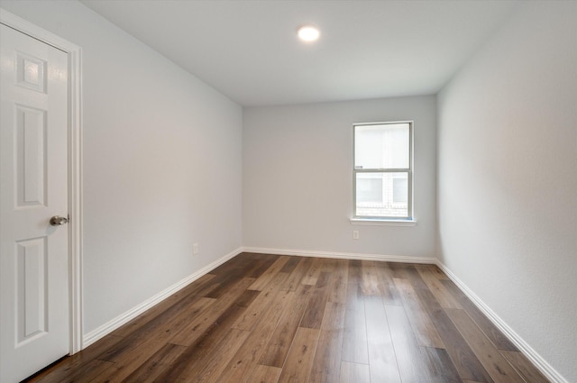 4405 Westcliffe Dr, Mansfield, TX 76063 - spare room featuring baseboards and dark wood finished floors
