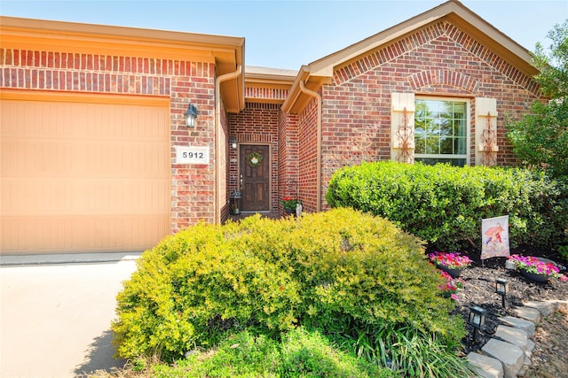 5912 Comanche Peak Dr, Fort Worth, TX 76179 - single story home featuring an attached garage, concrete driveway, and brick siding