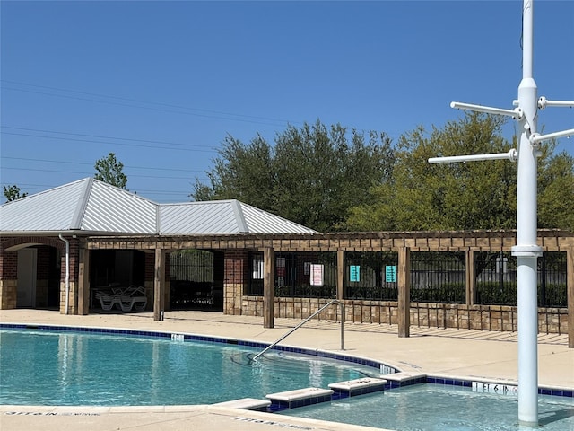 5912 Comanche Peak Dr, Fort Worth, TX 76179 - pool featuring fence and a patio