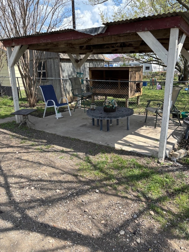 8947 Adams Cir, Cresson, TX 76035 - view of patio / terrace featuring fence