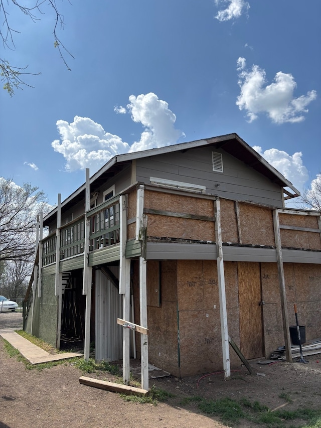8947 Adams Cir, Cresson, TX 76035 - back of house with a wooden deck