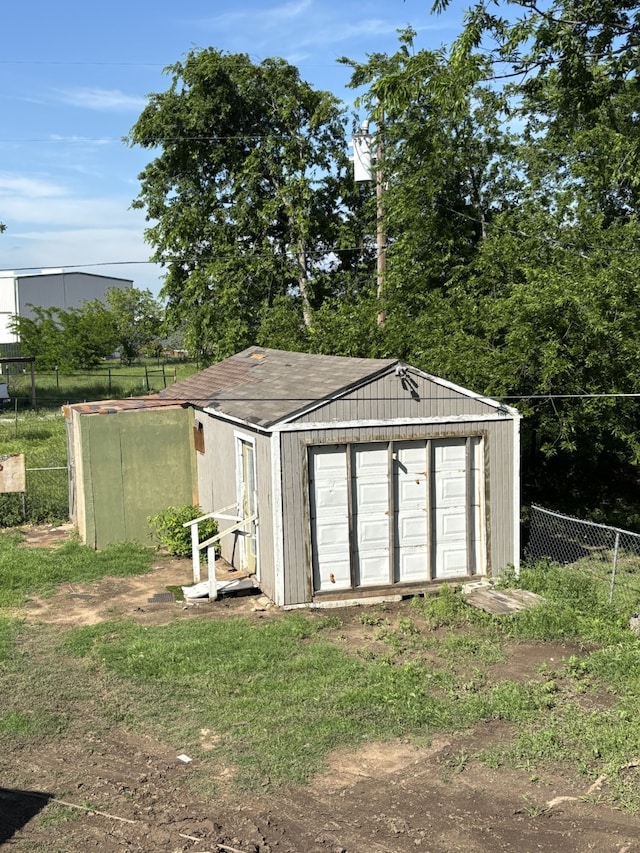 8947 Adams Cir, Cresson, TX 76035 - view of shed featuring fence