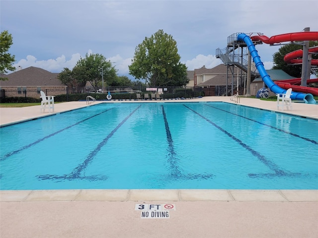 8729 Shavano Dr, Fort Worth, TX 76123 - community pool featuring a water slide