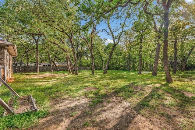 120 Southwinds Dr, Weatherford, TX 76087 - view of yard with fence