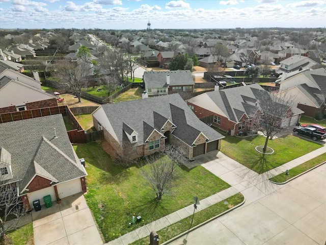 3505 Mustang Dr, Denton, TX 76210 - aerial perspective of suburban area
