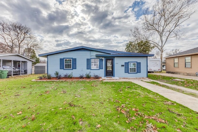 1312 Greenwood Dr, Garland, TX 75041 - view of front of home featuring a front yard