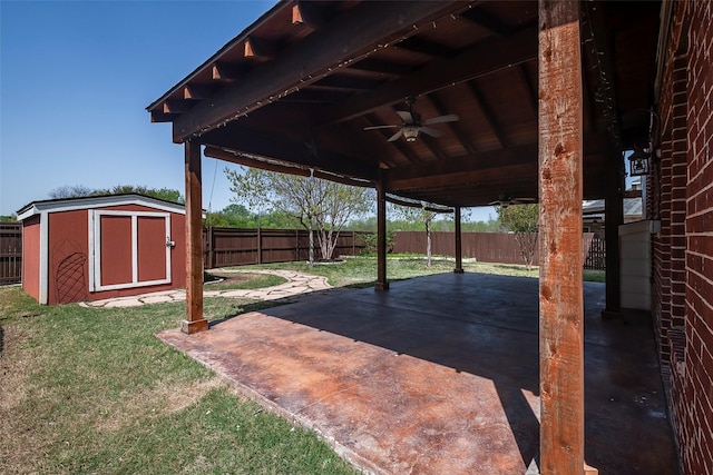 10 Monticello Ct, Mansfield, TX 76063 - view of patio / terrace featuring ceiling fan and a carport