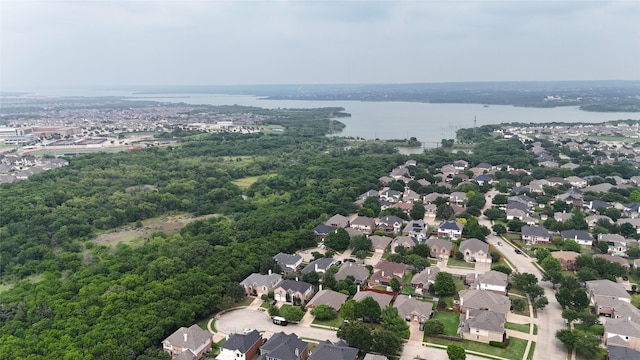 10 Monticello Ct, Mansfield, TX 76063 - aerial view of residential area featuring a nearby body of water