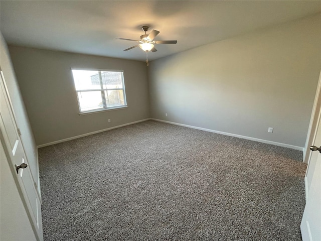 2100 Yarbrough, Anna, TX 75409 - unfurnished bedroom with a ceiling fan, carpet, and baseboards