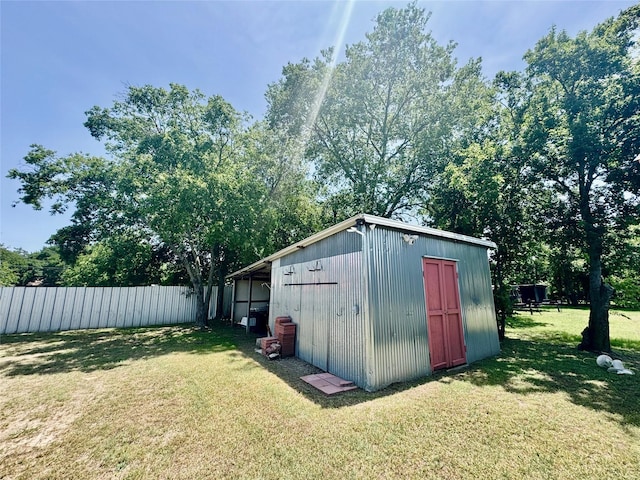308 Hallvale Dr, White Settlement, TX 76108 - view of outdoor structure with an outbuilding