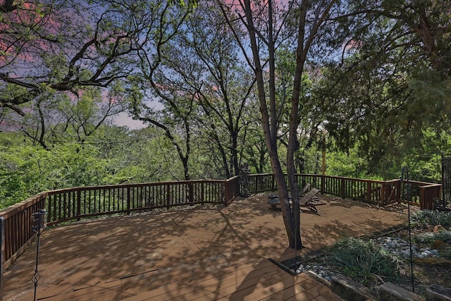 view of deck