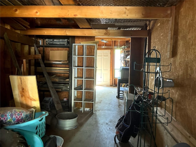 109 Bluebonnet Dr, Whitney, TX 76692 - misc room featuring unfinished concrete floors