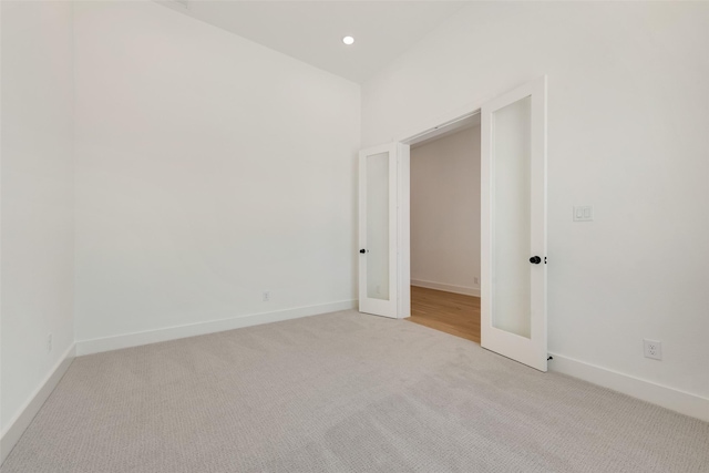 814 Montrose Dr, Rockwall, TX 75087 - unfurnished room with light carpet, baseboards, and recessed lighting