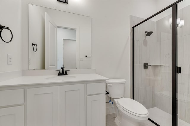 814 Montrose Dr, Rockwall, TX 75087 - full bath with toilet, a shower stall, and vanity
