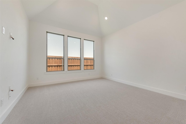 814 Montrose Dr, Rockwall, TX 75087 - unfurnished room featuring light colored carpet, baseboards, and high vaulted ceiling