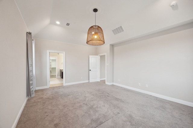 9814 Gristmill Ln, Frisco, TX 75035 - carpeted spare room with baseboards, visible vents, and recessed lighting