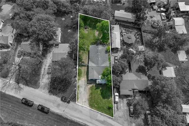 4520 Hiland Dr, Beverly Hills, TX 76711 - aerial view with a residential view