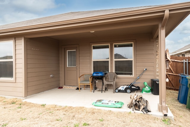 16617 Porterfield Ln, Justin, TX 76247 - rear view of house featuring a patio and fence