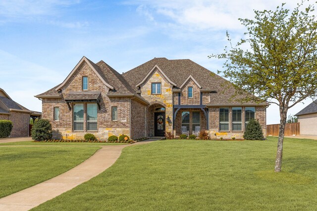 397 Mitchell Dr, Sunnyvale, TX 75182 - back of property featuring brick siding and roof with shingles