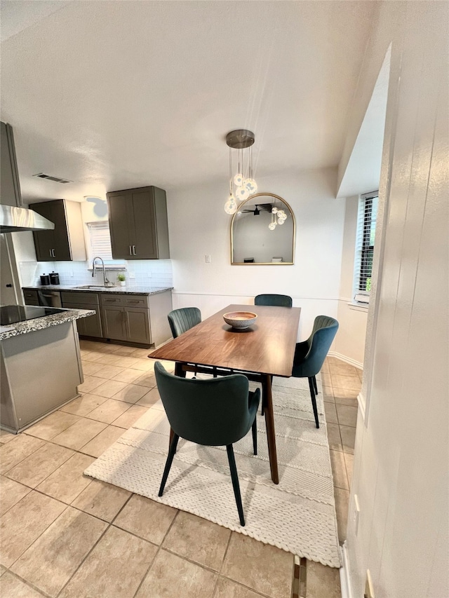 6225 Sunnybrook Dr, Watauga, TX 76148 - dining room featuring light tile patterned floors