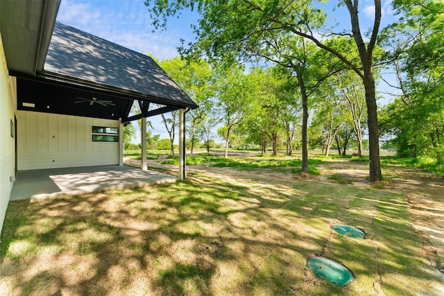6048 Vz County Rd Unit 2120, Wills Point, TX 75169 - view of yard with a patio area and a ceiling fan