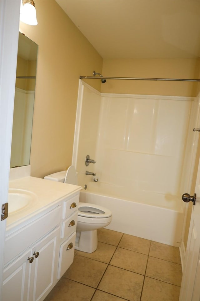 212 Telfair Ln, Bossier City, LA 71112 - full bath with tile patterned floors, vanity, shower / tub combination, and toilet