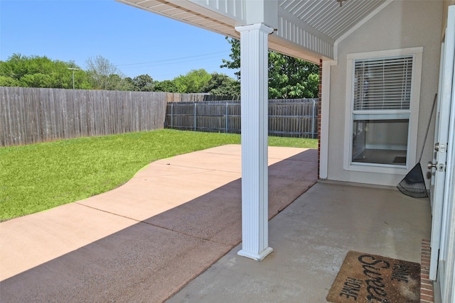 212 Telfair Ln, Bossier City, LA 71112 - view of patio / terrace featuring a fenced backyard