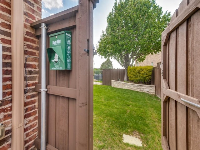 exterior space with fence