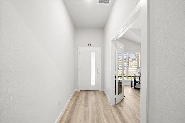 241 Little Bridge Dr, Lavon, TX 75166 - entrance foyer with light wood finished floors and baseboards