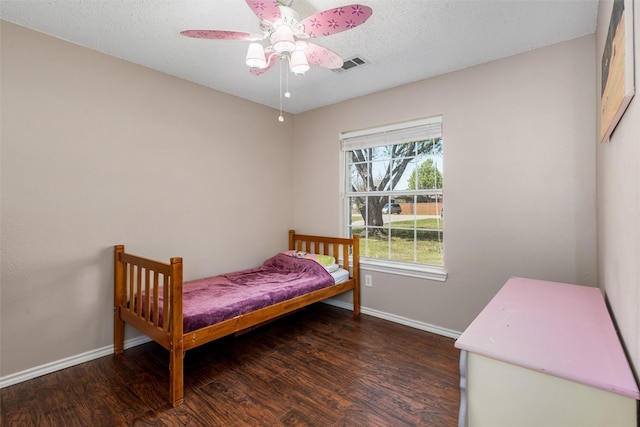 515 Meadow Dr, Lowry Crossing, TX 75069 - bedroom with wood finished floors, baseboards, and ceiling fan